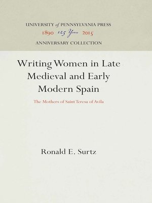 cover image of Writing Women in Late Medieval and Early Modern Spain